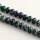 Chapelets de perles en verre peint DGLA-R032-8mm-A06-1