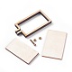Mini Ring Embroidery Wood Hoops TOOL-WH0087-F01-1