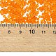12/0 ガラスシードビーズ  トランスペアレント  ラウンド  オレンジ  2mm  穴：1mm  約3100個/50g X-SEED-A004-2mm-9-4
