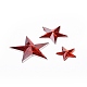 Кабошоны из акрила в форме звезды FIND-XCP0002-29-3