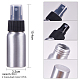 Botellas de spray de aluminio recargables MRMJ-XCP0001-21-2