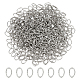 Unicraftale 1000pcs 304 anillos de salto de acero inoxidable STAS-UN0053-17-1