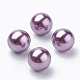 Perles d'imitation en plastique écologique MACR-S277-8mm-C26-1