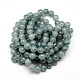 Chapelets de perles en verre craquelé peint DGLA-Q023-6mm-YS34-3