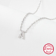 Colliers avec pendentif en argent sterling plaqué rhodium pour femmes SO5152-1-1