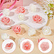Craspire 200 pièces 2 couleurs 3d mousse rose accessoires d'ornement DIY-CP0008-67-6