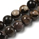 Natur rhodonite runde Perlen Stränge G-R494-A21-03-1