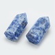 Натуральный голубой пятно яшмы остроконечные бусы G-G760-K10-1