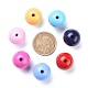 Perles de boule en acrylique solide bubblegum chunky X-SACR-R812-20mm-M-3