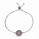 (Jewelry Parties Factory Sale)Adjustable Brass Micro Pave Cubic Zirconia Bolo Bracelets BJEW-R305-20A-1
