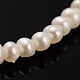Natural Cultured Freshwater Pearl Beads Strands PEAR-E002-16-1