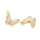 Латунные микро проложить кубического циркония подвески KK-U058-08G-01-2