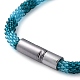 Стеклянное колье крючком из бисера NJEW-Z029-04G-2