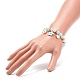 Acrylic Imitation Pearl Stretch Bracelet BJEW-JB08447-02-3