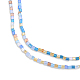 Chapelets de perles en verre transparente   GLAA-N047-02-6