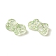 Perline acriliche trasparenti con placcatura uv&nbsp;OACR-G036-14B-2