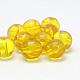 3 -hole perles rondes de citrine naturelle G-N0012-8mm-08B-2