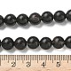 Натуральные ледяные обсидиановые бусинки G-P590-A01-8mm-03-3
