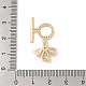 Застежки-кнопки из золотой латуни с микропаве из циркония KK-B100-039G-01-3