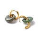 Handmade Natural Indian Agate Dangle Hoop Earrings EJEW-JE04578-04-4