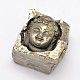 Buddha Head Sculpture Natural Pyrite Display Decorations G-A145-02-3