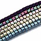 Electroplate Non-magnetic Synthetic Hematite Beads Strands G-T114-62-1