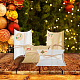 Scatola di caramelle di carta natalizia pieghevole per cuscino 24 pz con cavo CON-WH0089-06-5