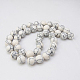 Chapelets de perles en turquoise synthétique TURQ-H038-10mm-XXS03-1