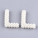 Handgefertigte ABS-Kunststoff-Perlen in Perle FIND-T039-18-L-2