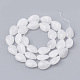 Chapelets de perles de jade blanche naturelle G-T098-09D-2