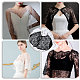 Detachable Polyester Bridal Lace Shawls AJEW-WH0248-13A-7