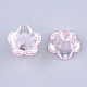 Transparentes bouchons acrylique de perles TACR-T007-04D-2