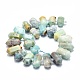 Brins de perles d'amazonite de fleurs naturelles G-F715-045-2