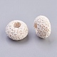 Perles européennes de pierre de lave naturelle G-E477-A11-2