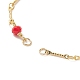 Creazione di braccialetti con catena di perle di vetro AJEW-JB01150-09-2