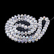 Electroplate Glass Beads Strands EGLA-Q093-10mm-A04-2