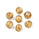 Perles vernissées de sable d'or manuelles  LAMP-T016-10H-1
