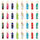 40 pendentif en jaspe impérial synthétique teint en 8 couleurs. PALLOY-AB00106-1