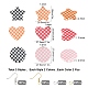 Kits de fabrication de boucles d'oreilles à motif de grille de bricolage sunnyclue DIY-SC0016-71-2