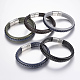 Braided Leather Cord Bracelets BJEW-H561-01-1