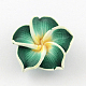 Handmade Polymer Clay 3D Flower Plumeria Beads CLAY-Q192-20mm-06-1