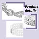 Anattasoul 8pcs 8 braccialetti di tennis del rhinestone di cristallo di stile messi BJEW-AN0001-48-3