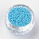 Baking Paint Cylinder Seed Beads SEED-R041-09-2
