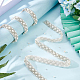 Cinta de encaje de perlas de imitación benecreat de 3.3 yarda OCOR-BC0001-88-6