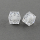 Perles en acrylique transparente TACR-S112-8mm-01-1