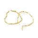 Латунные серьги-кольца в форме сердца для женщин EJEW-I277-07G-2