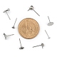 304 sertissage et accessoires pour boucles d'oreilles en acier inoxydable STAS-MSMC002-05P-4