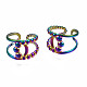 Полые двойные кольца на манжетах RJEW-N038-016-1