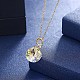 925 подвесные стерлингового серебра ожерелья NJEW-BB32732-5