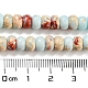 Brins de perles teintes en jaspe impérial synthétique G-D077-E01-02-5